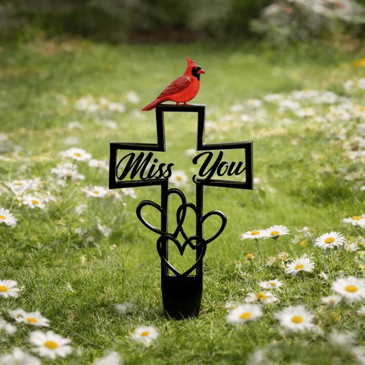 🐦Metal Cemetery Memorial Plaque for Remembrance✝️