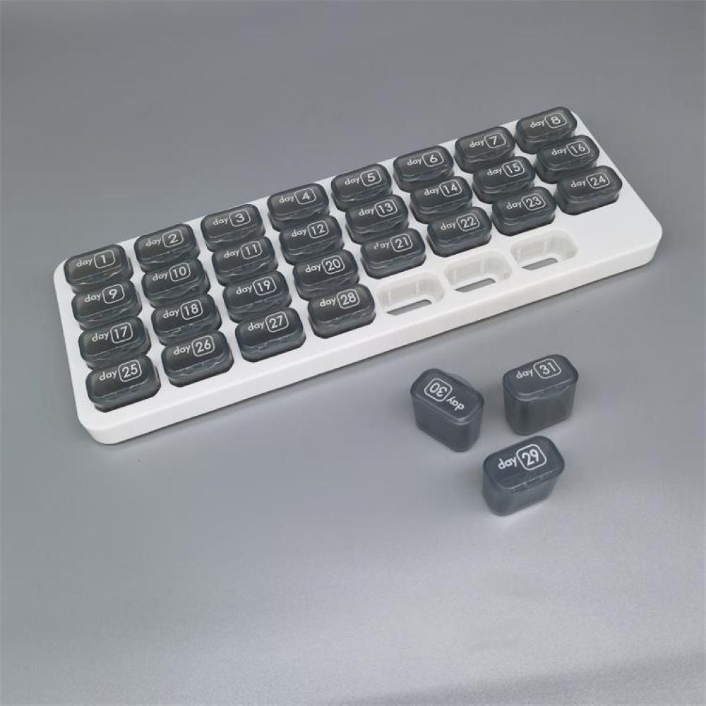 31-Day Detachable Monthly Pill Organizer