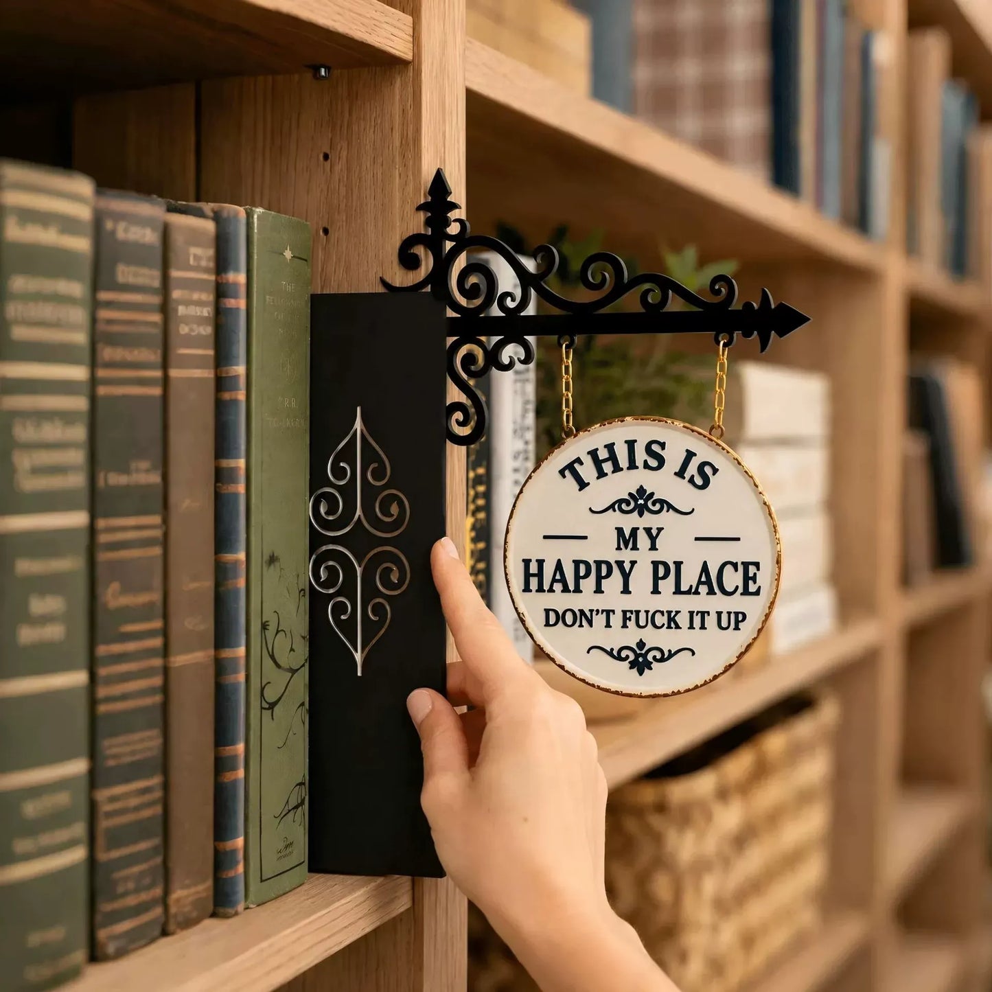 Bookshelf Lantern Light - Halloween Gifts for Book Lovers