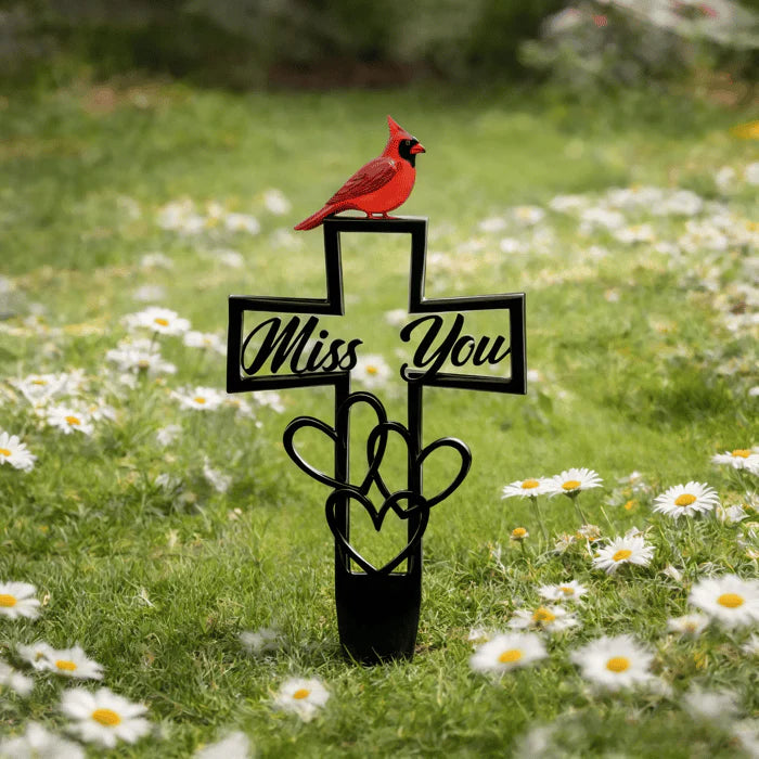 🐦Metal Cemetery Memorial Plaque for Remembrance✝️