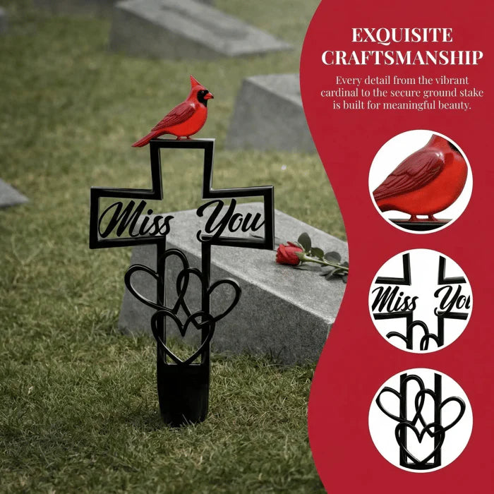 🐦Metal Cemetery Memorial Plaque for Remembrance✝️