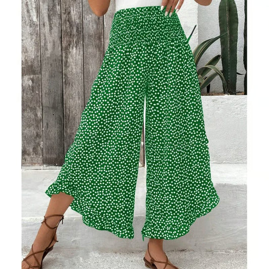 🌓Last Day 49% OFF👖Women's Flowy High Waist Wide-Leg Pants – Slimming, Comfy & Chic🌺
