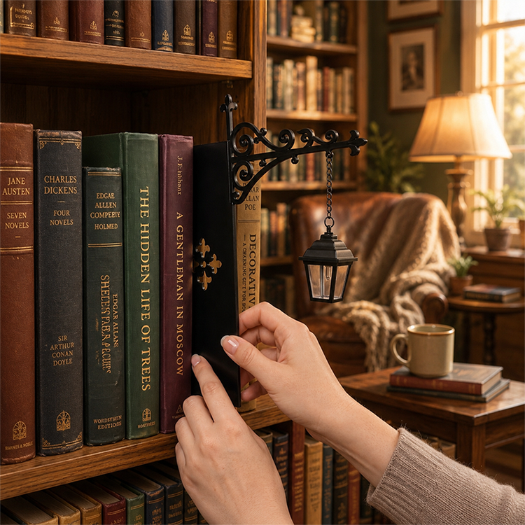 Bookshelf Lantern Light - Halloween Gifts for Book Lovers